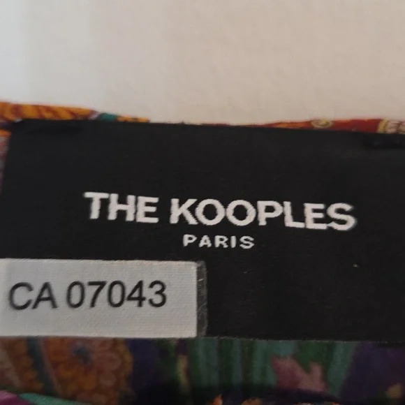 The Kooples silk floral maxi Sz M - Picture 11 of 13